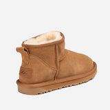 UGG CLASSIC KNIT LOGO ULTRA MINI BOOTS