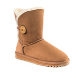 WOMENS UGG CLASSIC SHORT BUTTON BOOTS