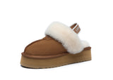 UGG WOMENS MUFFIN FLATFORM SLIPPER