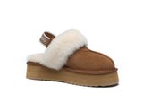 UGG WOMENS MUFFIN FLATFORM SLIPPER