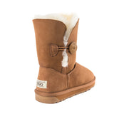 WOMENS UGG CLASSIC SHORT BUTTON BOOTS