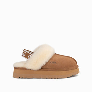 UGG PLATFORM SLIPPER ELASTIC BACKSTRAP UGG LOVER by PB Australia