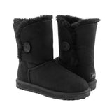 WOMENS UGG CLASSIC SHORT BUTTON BOOTS