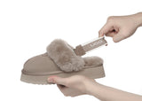 UGG WOMENS MUFFIN FLATFORM SLIPPER