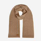 CABLE KNIT PURE CASHMERE SCARF