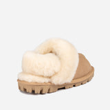 UGG COQUETTE SLIPPER (ELASTIC LOGO & WOOL STRAP)