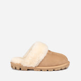 UGG COQUETTE SLIPPER (ELASTIC LOGO & WOOL STRAP)