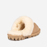 UGG COQUETTE SLIPPER (ELASTIC LOGO & WOOL STRAP)