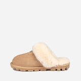 UGG COQUETTE SLIPPER (ELASTIC LOGO & WOOL STRAP)