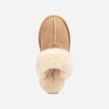 UGG COQUETTE SLIPPER (ELASTIC LOGO & WOOL STRAP)