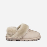 UGG COQUETTE SLIPPER (ELASTIC LOGO & WOOL STRAP)