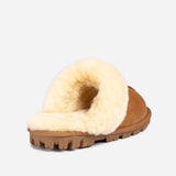 UGG COQUETTE SLIPPER (ELASTIC LOGO & WOOL STRAP)