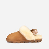 UGG COQUETTE SLIPPER (ELASTIC LOGO & WOOL STRAP)