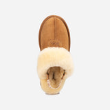 UGG COQUETTE SLIPPER (ELASTIC LOGO & WOOL STRAP)