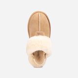 UGG COQUETTE SLIPPER (ELASTIC LOGO & WOOL STRAP)