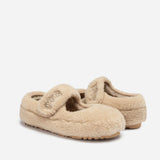 UGG SHEARLING MARY JANE SLIPPERS