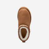 UGG CLASSIC ULTRA MINI KNIT LOGO PLATFORM BOOTS