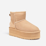 UGG CLASSIC PLATFORM MINI BOOTS 5CM