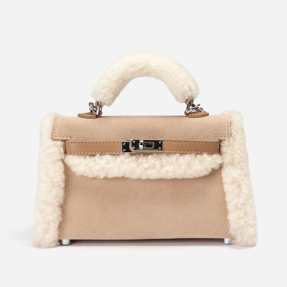 WOMENS UGG FLUFFY VINTAGE MINI BAG