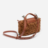 UGG MINI SYNTHETIC FUR DUMPLING BAG