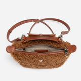 UGG MINI SYNTHETIC FUR DUMPLING BAG