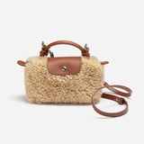 UGG MINI SYNTHETIC FUR DUMPLING BAG
