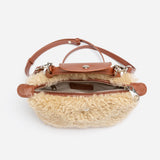UGG MINI SYNTHETIC FUR DUMPLING BAG