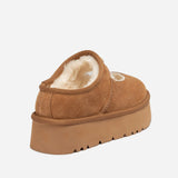 UGG MARY JANE EMB LOGO PLATFORM SLIPPERS