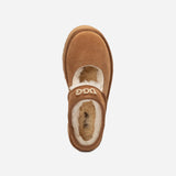 UGG MARY JANE EMB LOGO PLATFORM SLIPPERS