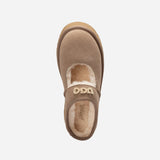 UGG MARY JANE EMB LOGO PLATFORM SLIPPERS