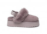 UGG WOMENS MUFFIN FLATFORM SLIPPER