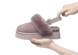 UGG WOMENS MUFFIN FLATFORM SLIPPER