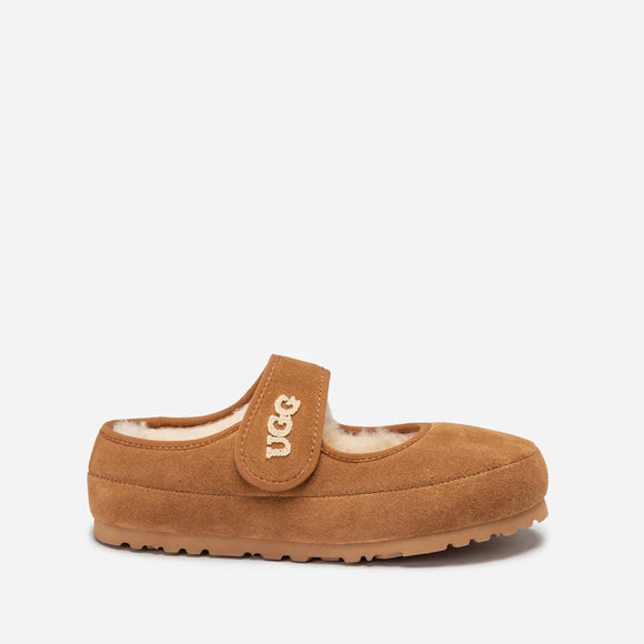 UGG MARY JANE EMB LOGO SLIPPERS