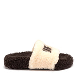 WOMENS UGG ACACIA SHEARLING LOGO SLIPPER