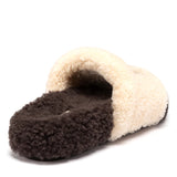 WOMENS UGG ACACIA SHEARLING LOGO SLIPPER
