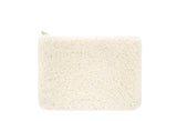 WOMENS ZIP POUCH SHEEPSKIN