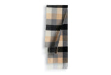100% WOOL SCARF CHECK