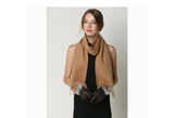 CASHMERE AND WOOL SCARF